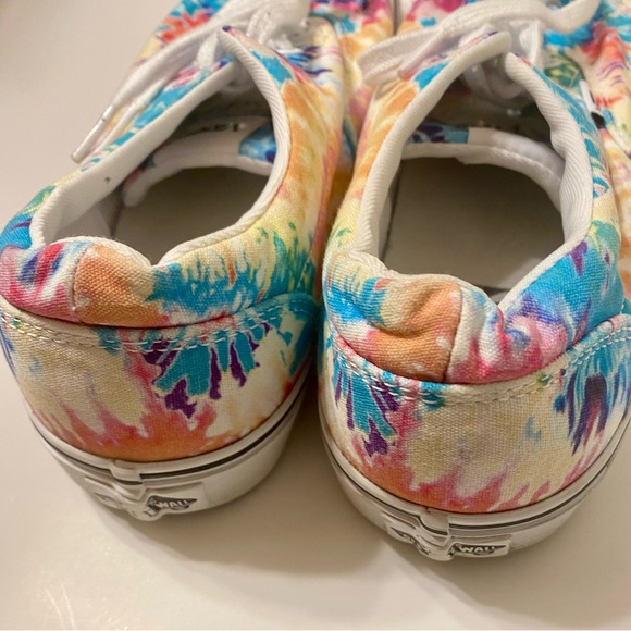 Vans Women's Tie-Dye Sneakers - Blue, Pink, Yellow - Picture 7 of 11